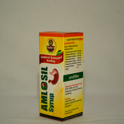 Amlosil Syrup 100 ml -In APD, GERD, GU, DUacidity ,GI care
