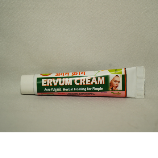 Ervum Cream 20 GM Acne,Mukhadushika,Tarunyapitika pimple, Acne vulgaris,(cure and preventive)herbal healing for pimple